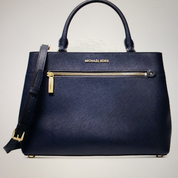 michael kors hailee crossgrain leather satchel